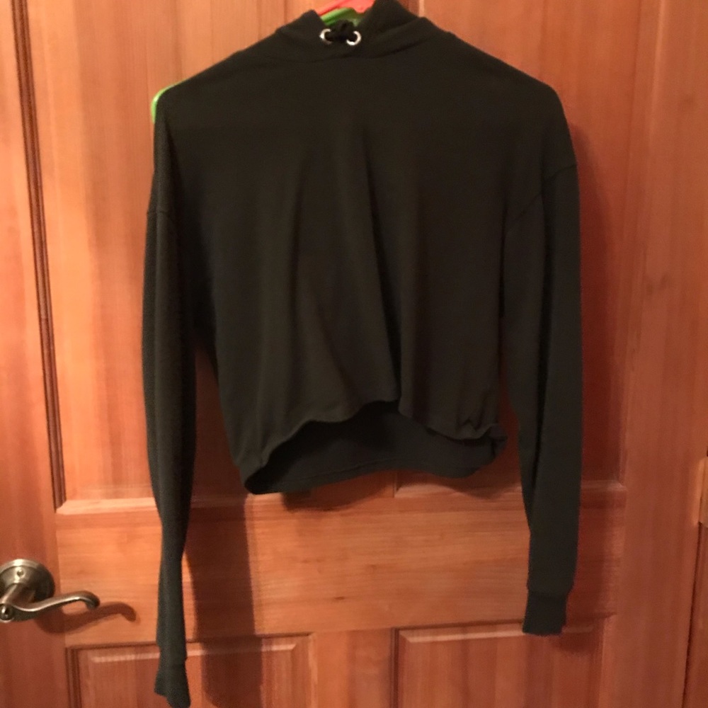 Crop top hoodie